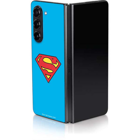 DC Comics Superman Official Logo Galaxy Z Fold5 5G Skin