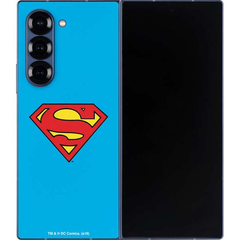 DC Comics Superman Official Logo Galaxy Z Fold6 Skin