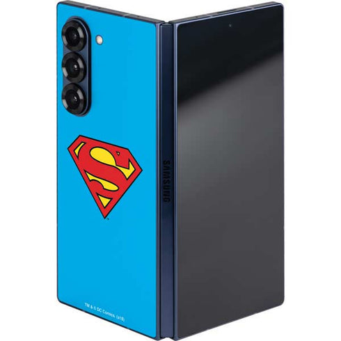 DC Comics Superman Official Logo Galaxy Z Fold6 Skin