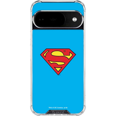 DC Comics Superman Official Logo Google Pixel 10 Clear Case