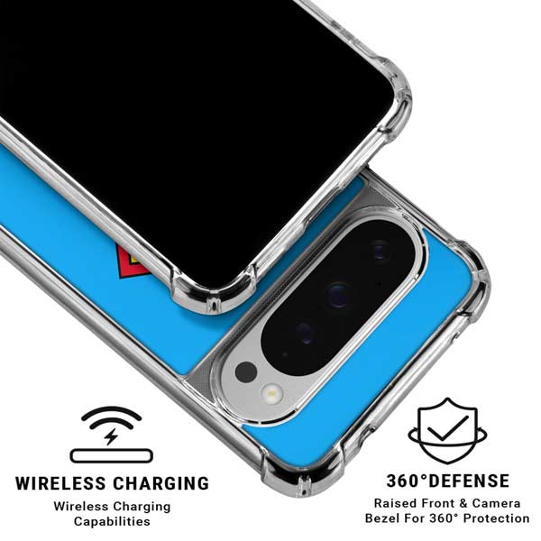 DC Comics Superman Official Logo Google Pixel 10 Pro Clear Case