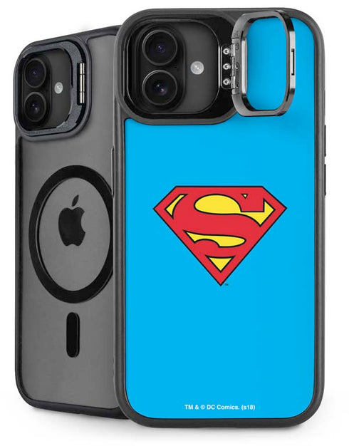 DC Comics Superman Official Logo iPhone 16 Plus Kickstand Case