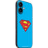 DC Comics Superman Official Logo iPhone 16 Plus Skin