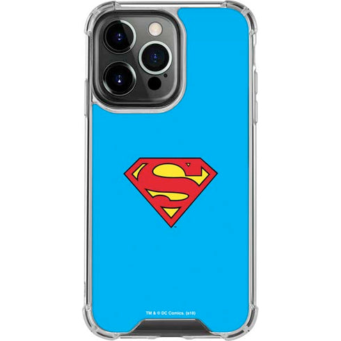 DC Comics Superman Official Logo iPhone 16 Pro Clear Case