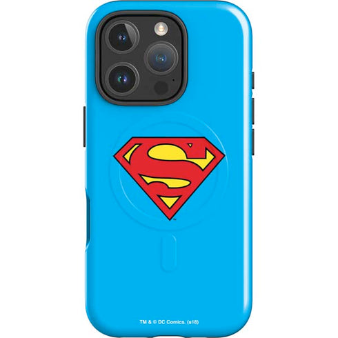 DC Comics Superman Official Logo iPhone 16 Pro Magsafe Impact Case
