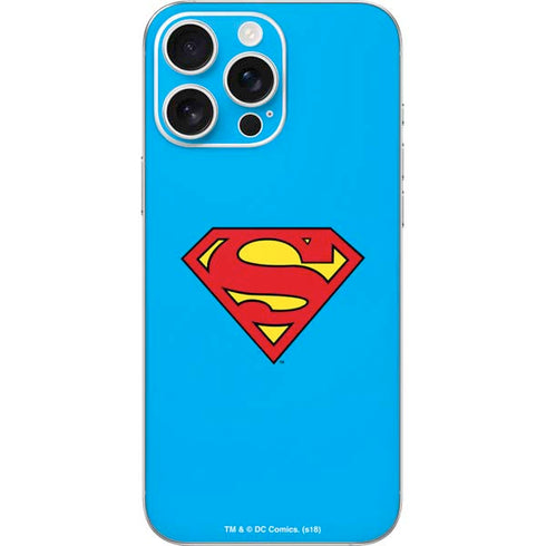 DC Comics Superman Official Logo iPhone 16 Pro Max Skin
