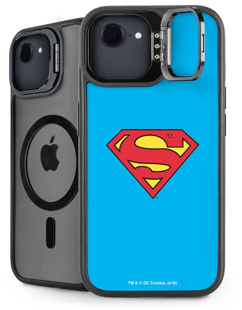 DC Comics Superman Official Logo iPhone 16e Kickstand Case