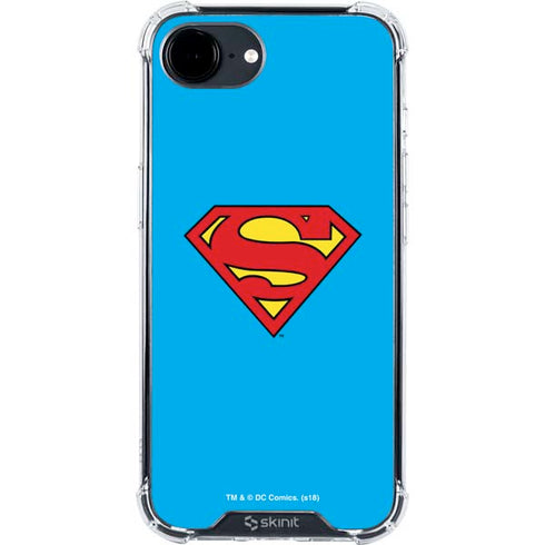 DC Comics Superman Official Logo iPhone 16e Clear Case