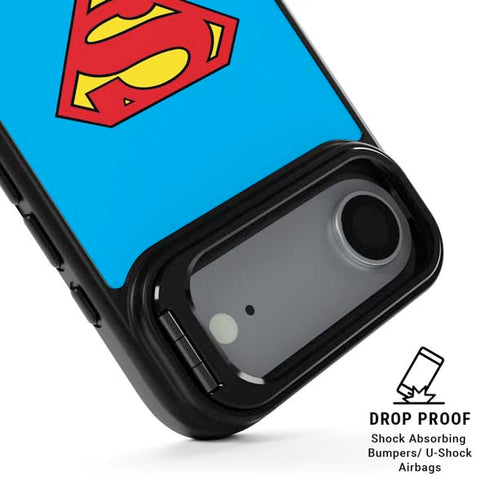 DC Comics Superman Official Logo iPhone 17 Air Kickstand Case
