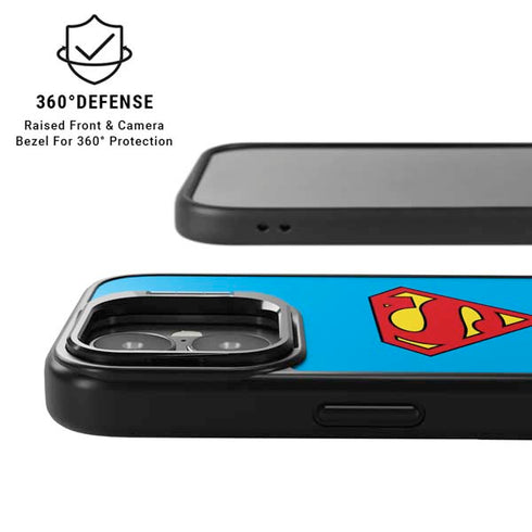 DC Comics Superman Official Logo iPhone 17 Kickstand Case