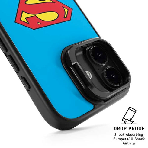 DC Comics Superman Official Logo iPhone 17 Kickstand Case