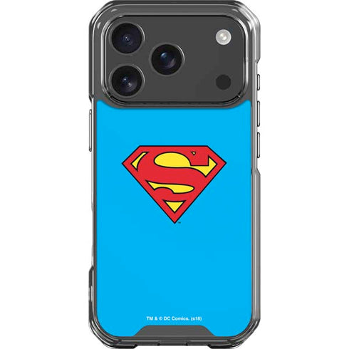 DC Comics Superman Official Logo iPhone 17 Pro Clear Case