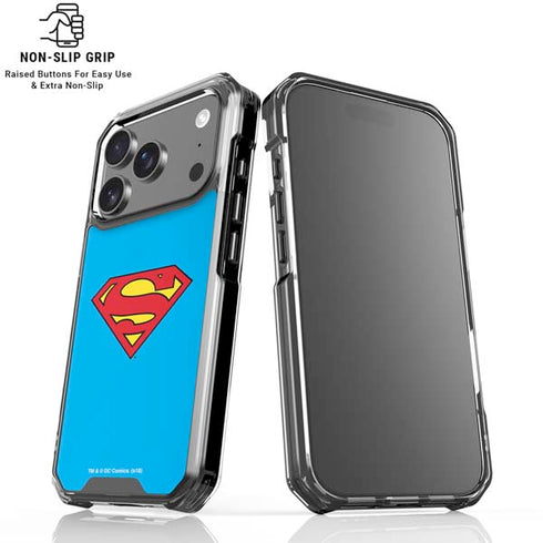 DC Comics Superman Official Logo iPhone 17 Pro Clear Case