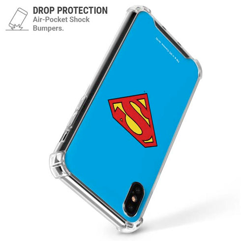 DC Comics Superman Official Logo iPhone X/XS Clear Case