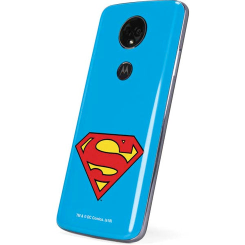 DC Comics Superman Official Logo Moto E5 Plus Skin