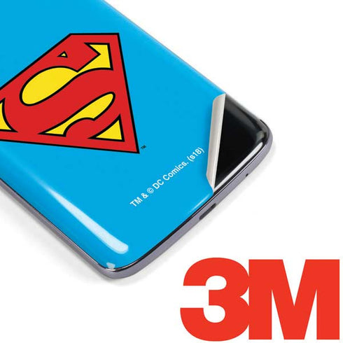 DC Comics Superman Official Logo Moto E5 Plus Skin
