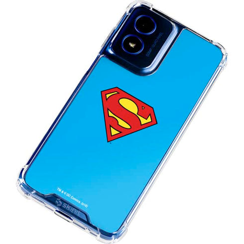 DC Comics Superman Official Logo Moto G 5G (2024) Clear Case