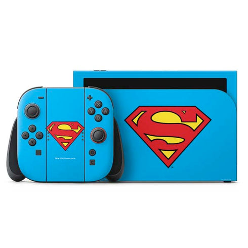DC Comics Superman Official Logo Nintendo Skins
