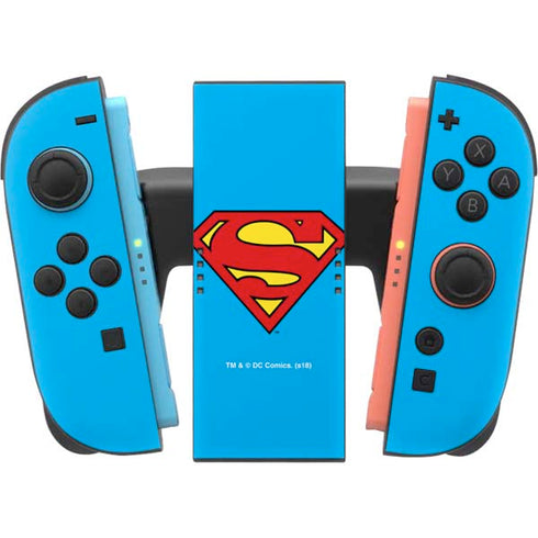 DC Comics Superman Official Logo Nintendo Switch 2 (2025) Joy-Con Controller Skin