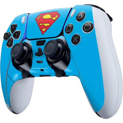 DC Comics Superman Official Logo PS5 DualSense Edge Pro Controller Skin