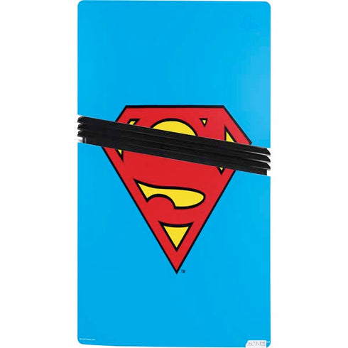 DC Comics Superman Official Logo PS5 Pro Console Skin