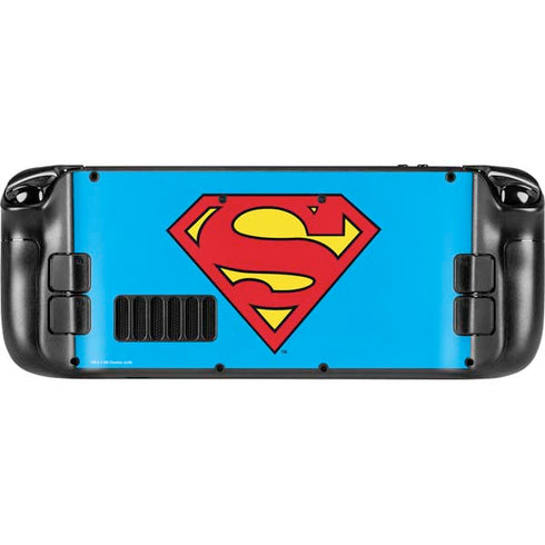 DC Comics Superman Official Logo Steam Deck Handheld Gaming Computer OLED Skin