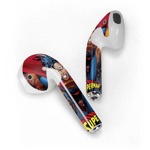 DC Comics Superman Action Flying Pose Apple AirPods Skin