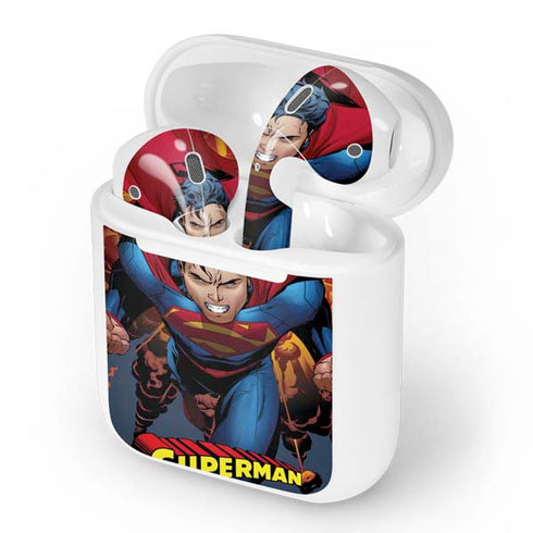 DC Comics Superman Action Flying Pose Apple AirPods Skin