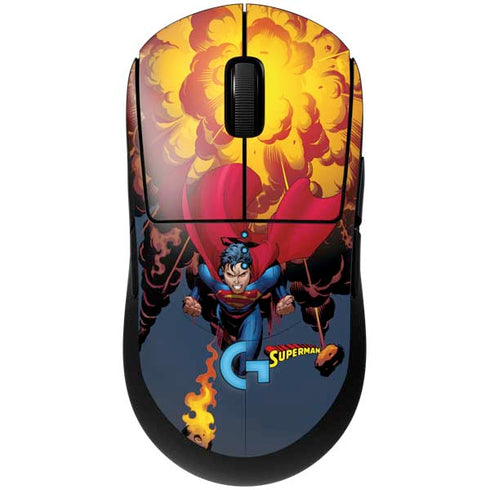 DC Comics Superman Action Flying Pose G Pro Wireless Gaming Mouse Skin