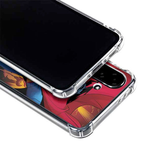 DC Comics Superman Action Flying Pose Galaxy A36 5G Clear Case