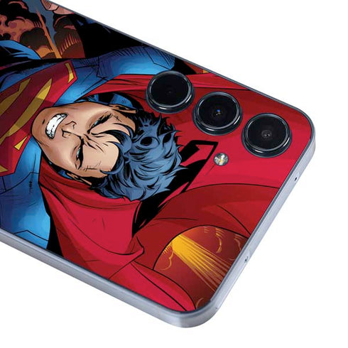 DC Comics Superman Action Flying Pose Galaxy A55 5G Skin