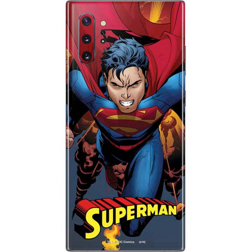 DC Comics Superman Action Flying Pose Galaxy Note 10 Plus Skin