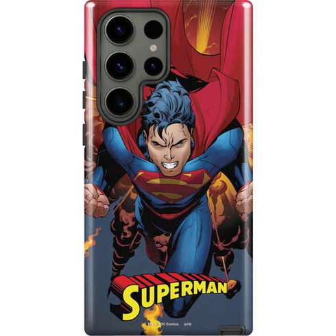 DC Comics Superman Action Flying Pose Galaxy S23 Ultra Pro Case