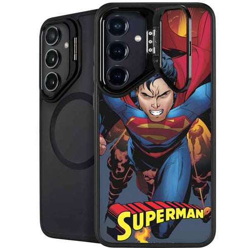 DC Comics Superman Action Flying Pose Galaxy S25 Plus Kickstand Case