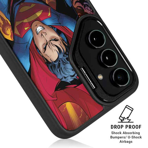 DC Comics Superman Action Flying Pose Galaxy S25 Plus Kickstand Case
