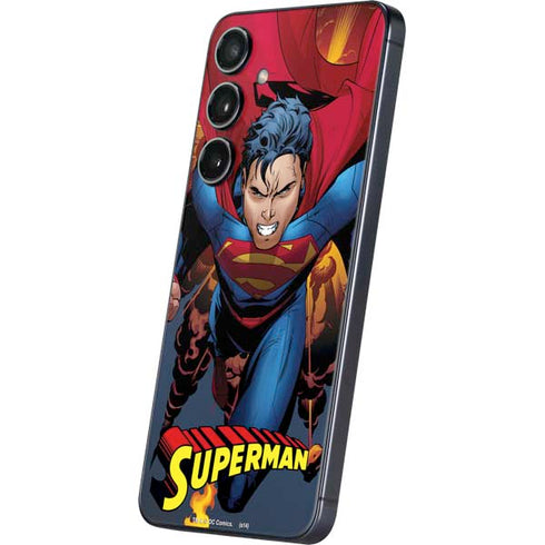 DC Comics Superman Action Flying Pose Galaxy S24 Plus Skin