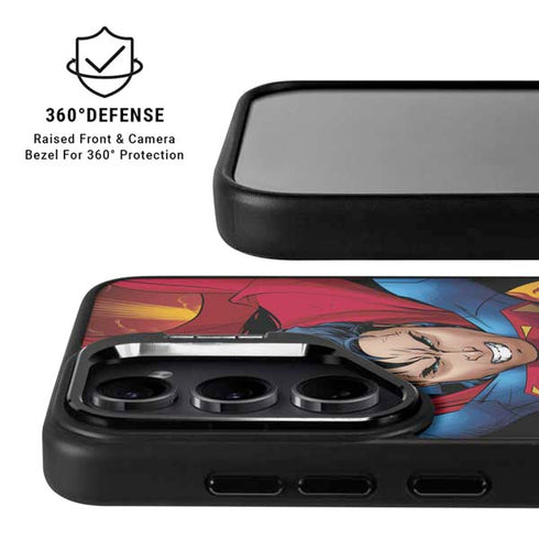 DC Comics Superman Action Flying Pose Galaxy S25 Ultra Kickstand Case