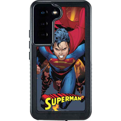 DC Comics Superman Action Flying Pose Galaxy S24 Waterproof Case