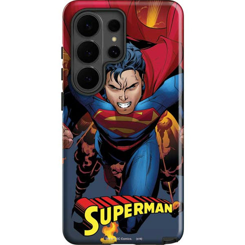 DC Comics Superman Action Flying Pose Galaxy S26 Ultra Impact Case