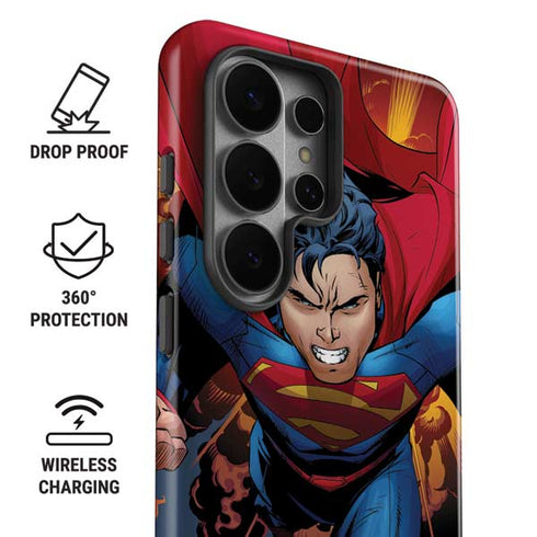 DC Comics Superman Action Flying Pose Galaxy S26 Ultra Impact Case