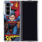 DC Comics Superman Action Flying Pose Galaxy Z Fold5 5G Clear Case