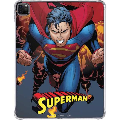 DC Comics Superman Action Flying Pose iPad Pro 11in (2024) Clear Case