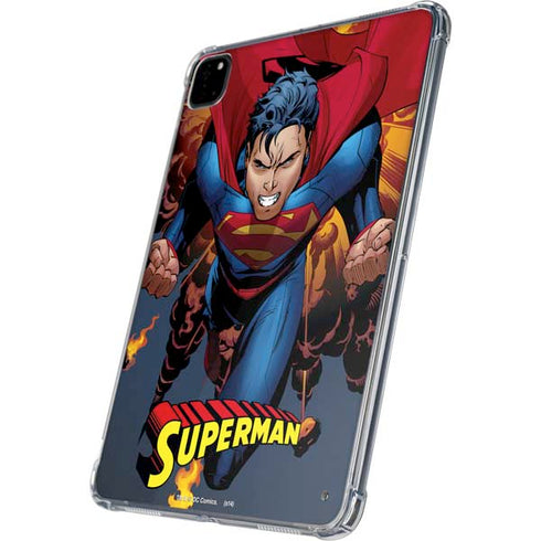 DC Comics Superman Action Flying Pose iPad Pro 11in (2024) Clear Case