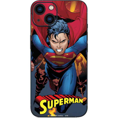 DC Comics Superman Action Flying Pose iPhone Skins