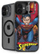 DC Comics Superman Action Flying Pose iPhone 16 Kickstand Case