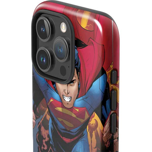 DC Comics Superman Action Flying Pose iPhone 16 Pro Impact Case