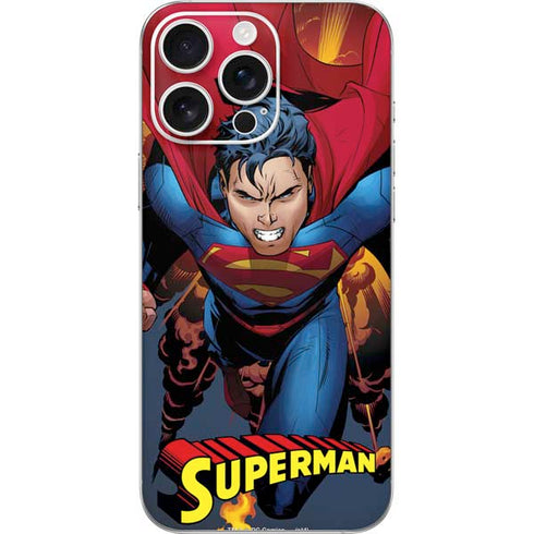 DC Comics Superman Action Flying Pose iPhone 16 Pro Max Skin