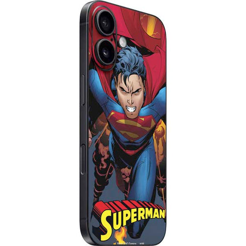 DC Comics Superman Action Flying Pose iPhone 16 Skin