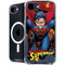 DC Comics Superman Action Flying Pose iPhone 16e MagSafe Case