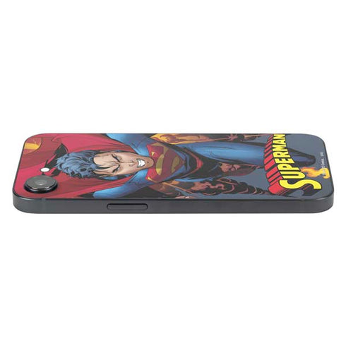 DC Comics Superman Action Flying Pose iPhone 16e Skin